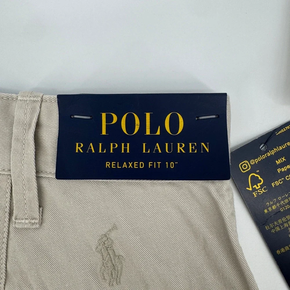 Polo Ralph Lauren Shorts Mens 30 Tan Relaxed Fit 10
